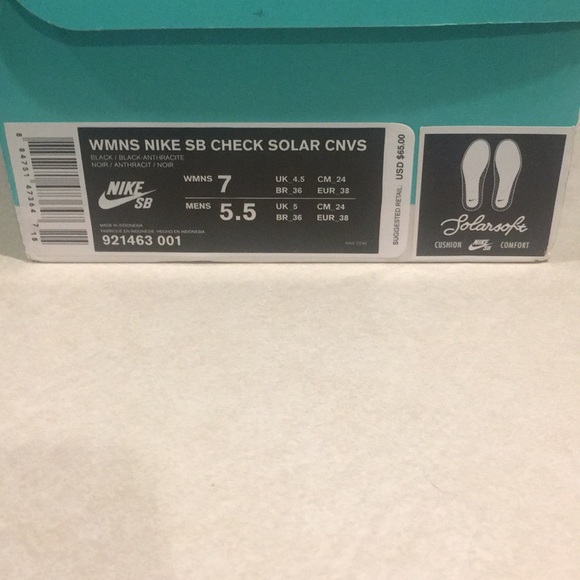 Unisex black Nike women’s men’s 5.5 new in box - Picture 4 of 12